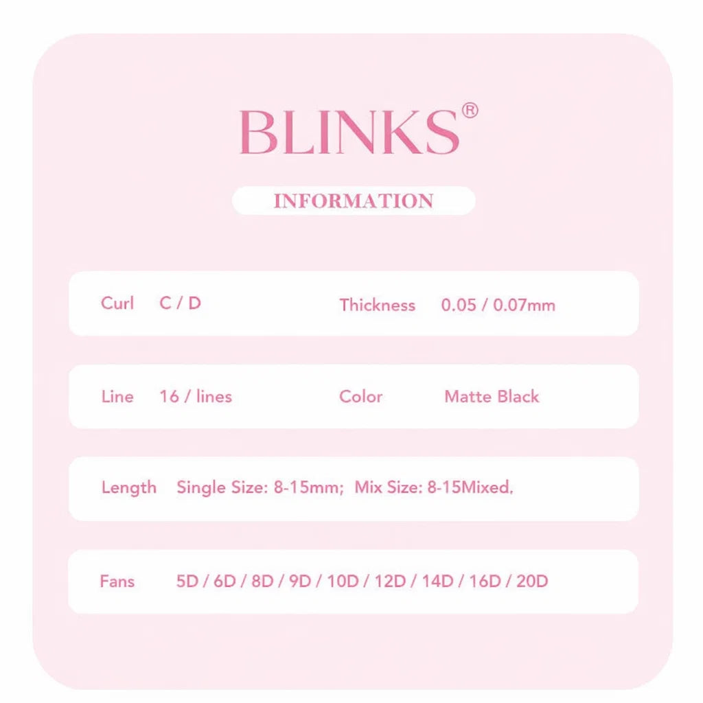 BLINKS Premade Fan Lash Extensions